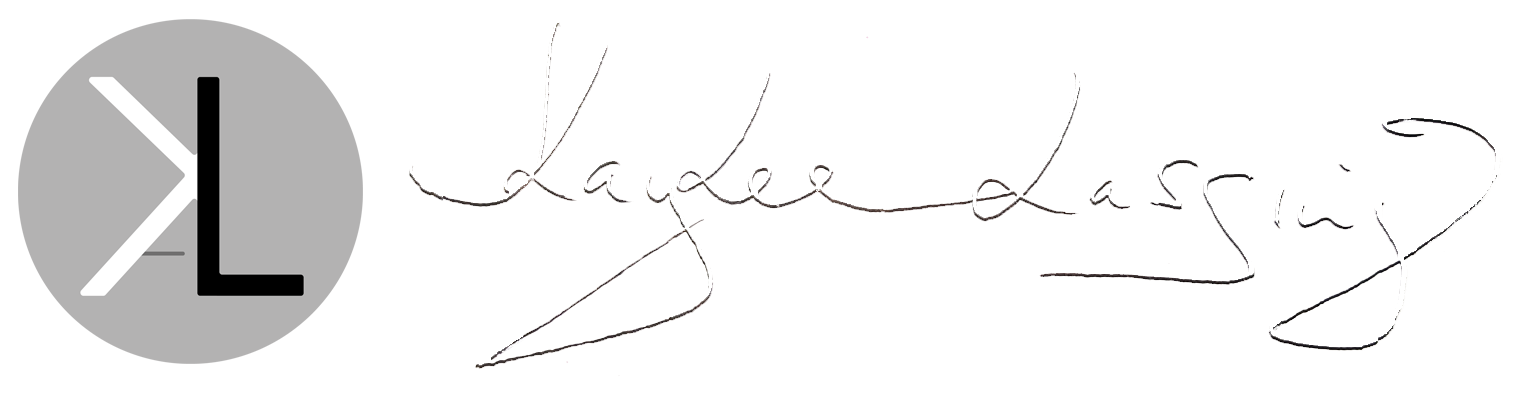 KayLee Lassing Monogramm mit Unterschrift